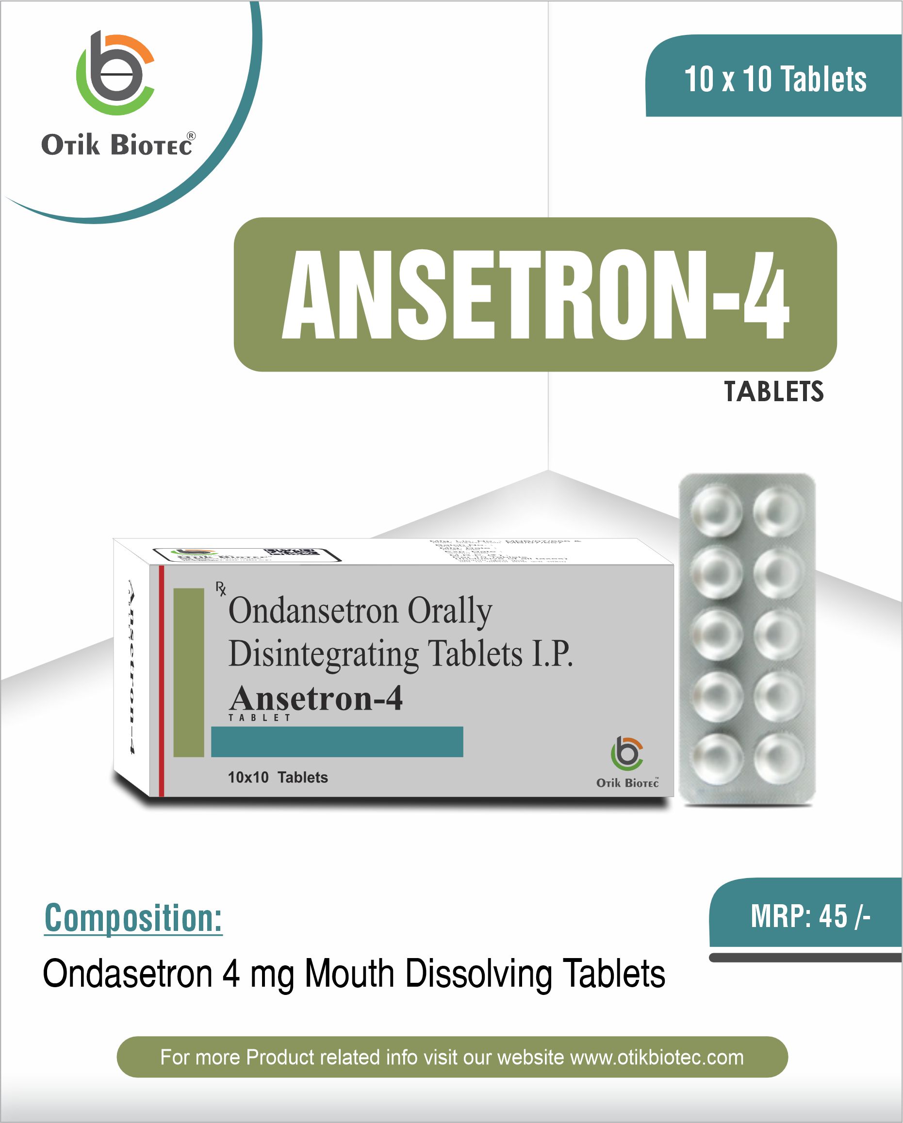 ANSETRON-4 Tablets